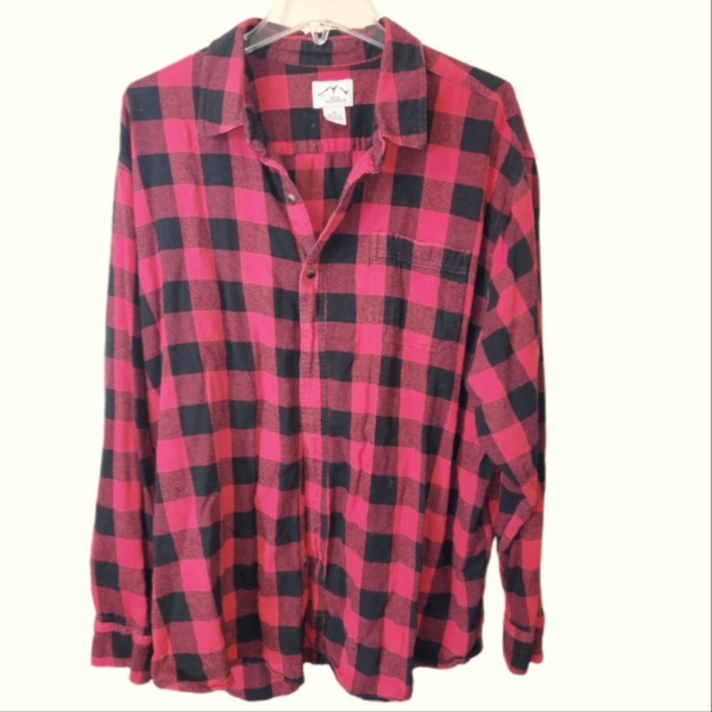 Blue Mountain _plaid Button Down - image 1